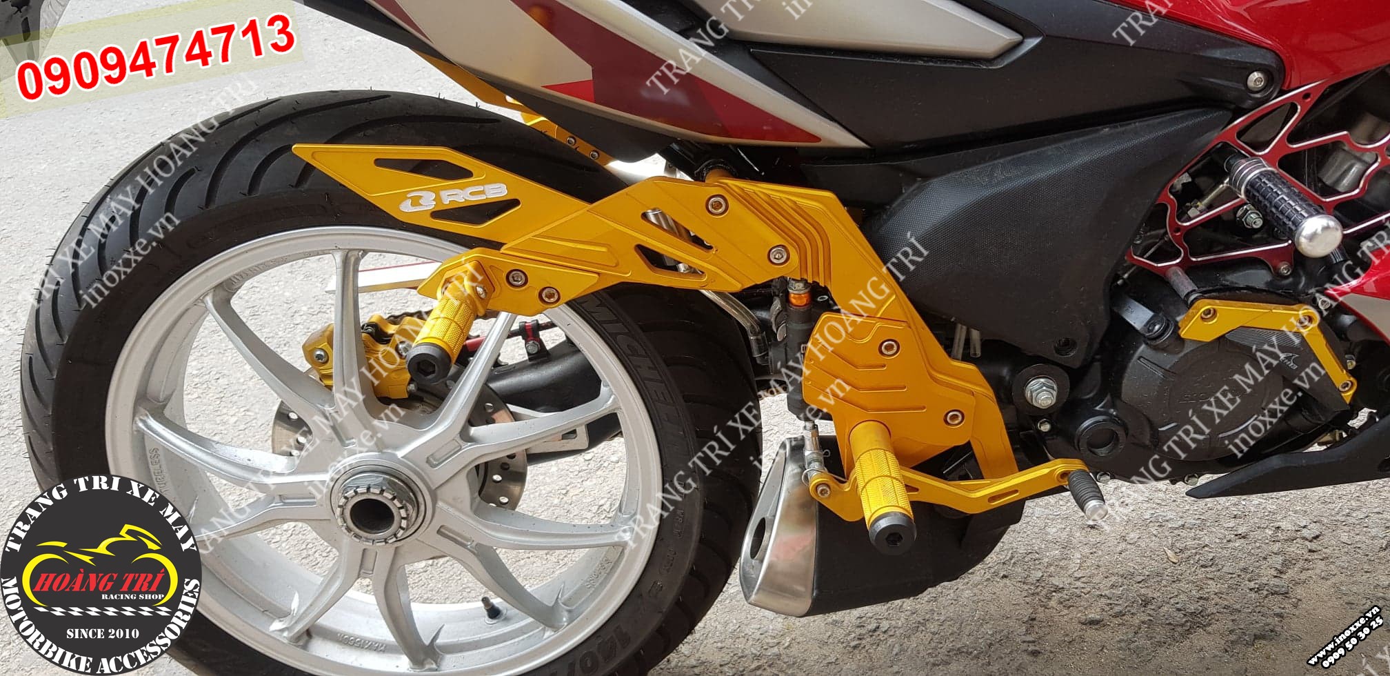 Pô CB 600 - Độ Pô đút gầm Winner X